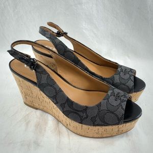 Coach Women’s Ferry Wedged Sandals